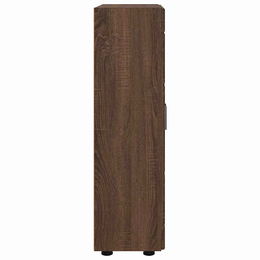 Dressoir met plank Bruin Eiken 55,5 x 29 x 100 cm Bewerkt hout