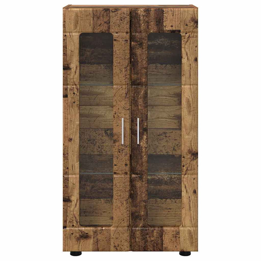 Dressoir met plank Oudhout 55,5 x 29 x 100 cm Bewerkt hout