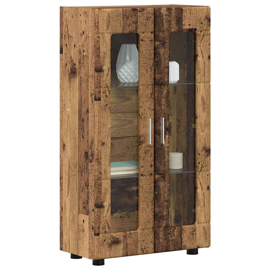 Dressoir met plank Oudhout 55,5 x 29 x 100 cm Bewerkt hout
