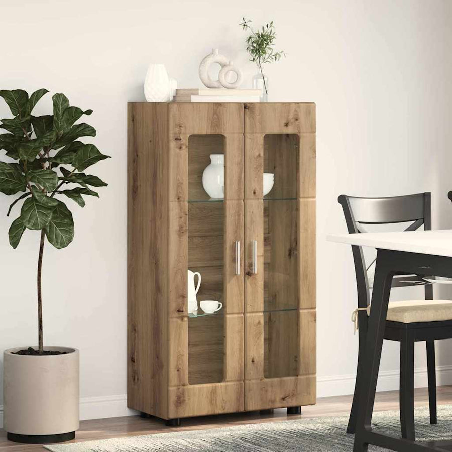 Dressoir Artisan Eiken 55,5 x 29 x 100 cm Bewerkt hout