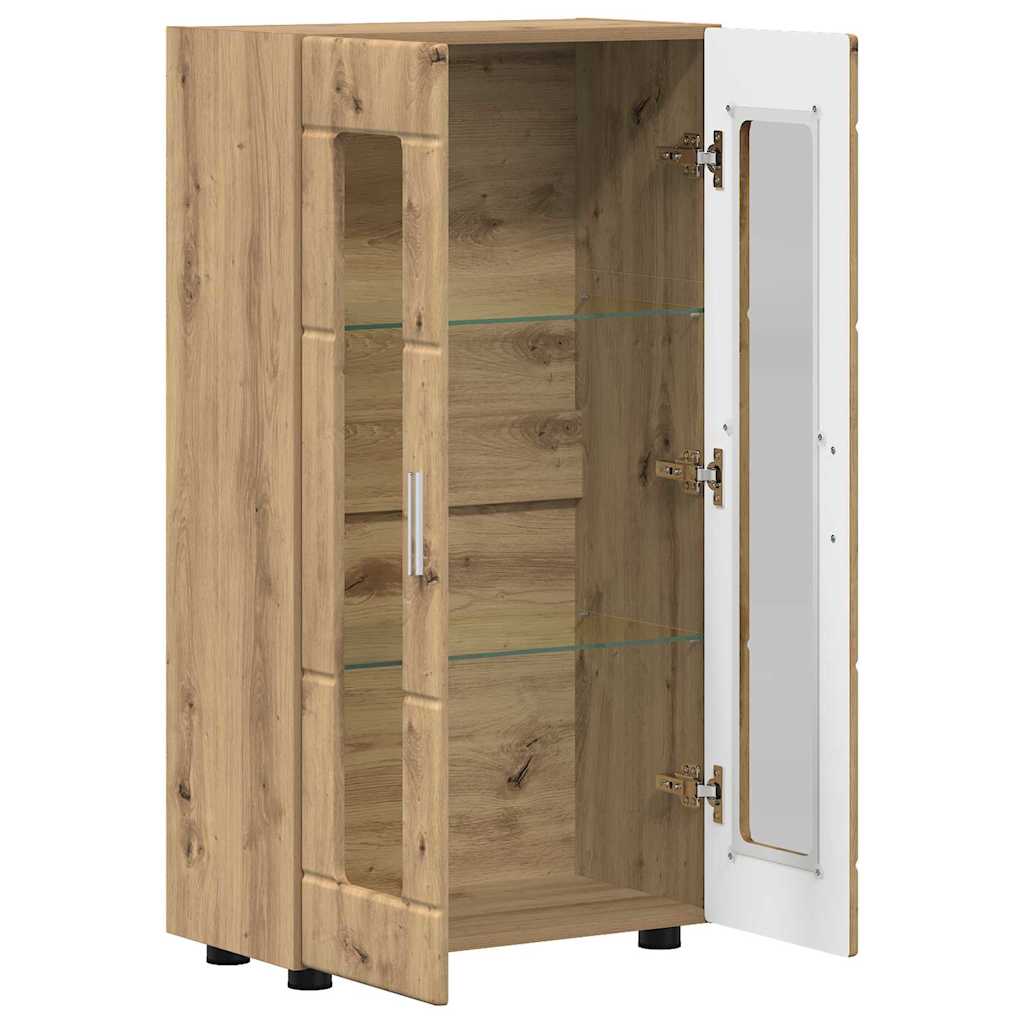 Dressoir Artisan Eiken 55,5 x 29 x 100 cm Bewerkt hout