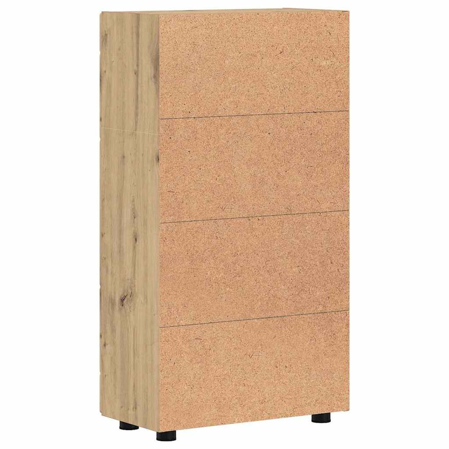 Dressoir Artisan Eiken 55,5 x 29 x 100 cm Bewerkt hout