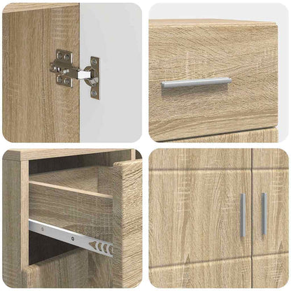 Houten Kast Sonoma Eiken 88,5 x 30,5 x 73 cm Bewerkt hout