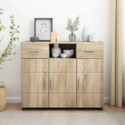 Houten kast 88,5x30,5x73 cm sonoma eiken
