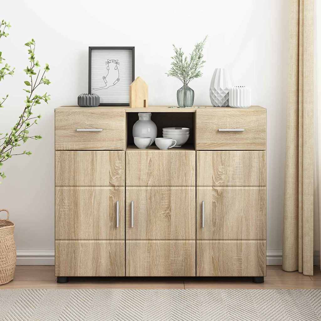 Houten Kast Sonoma Eiken 88,5 x 30,5 x 73 cm Bewerkt hout