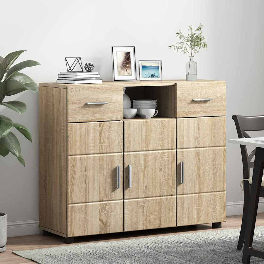 Houten Kast Sonoma Eiken 88,5 x 30,5 x 73 cm Bewerkt hout
