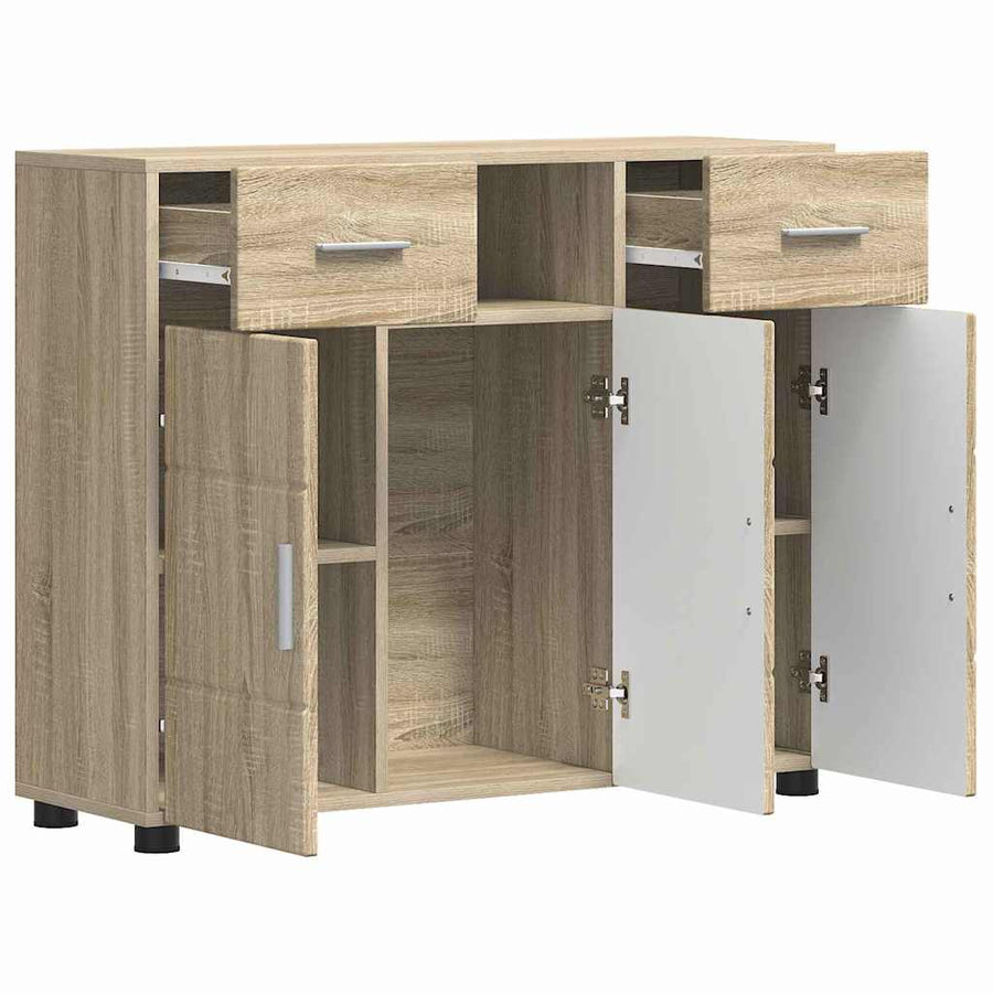 Houten Kast Sonoma Eiken 88,5 x 30,5 x 73 cm Bewerkt hout