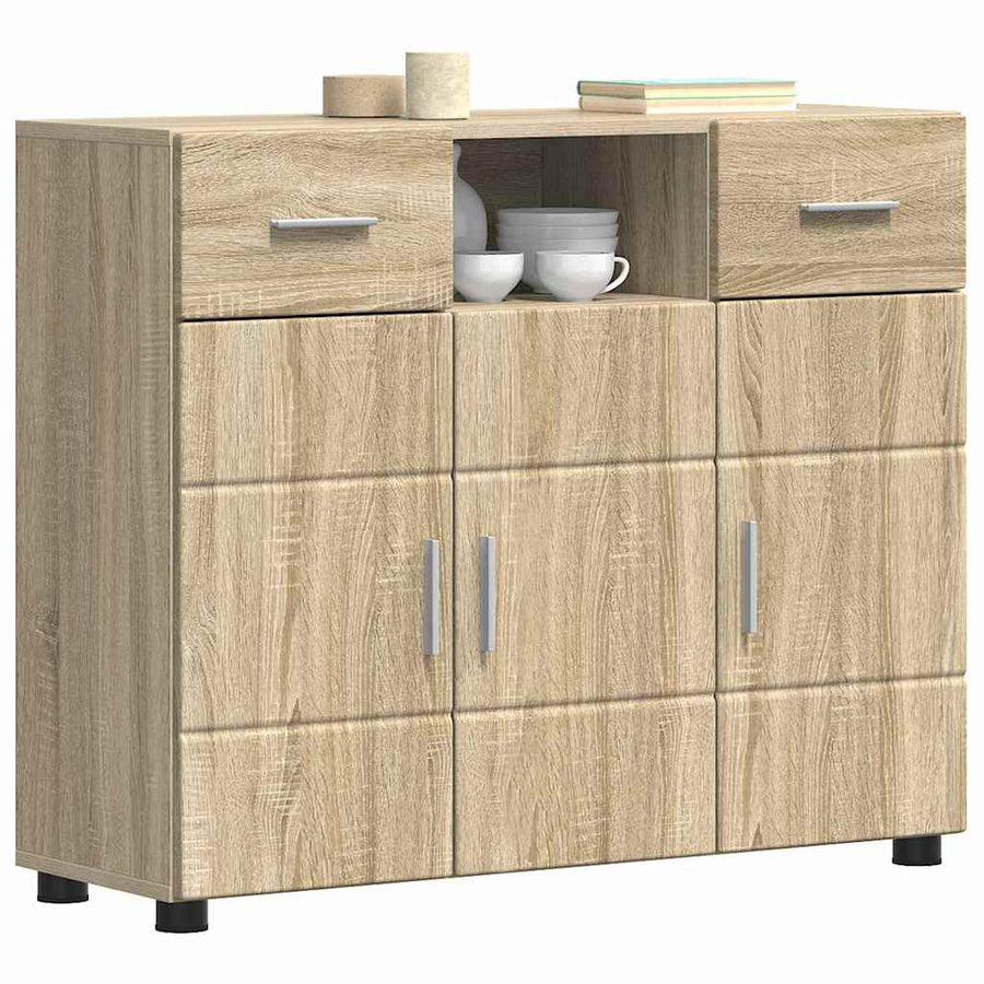 Houten Kast Sonoma Eiken 88,5 x 30,5 x 73 cm Bewerkt hout