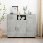 Kast beton grijs 88,5x30,5x73 cm