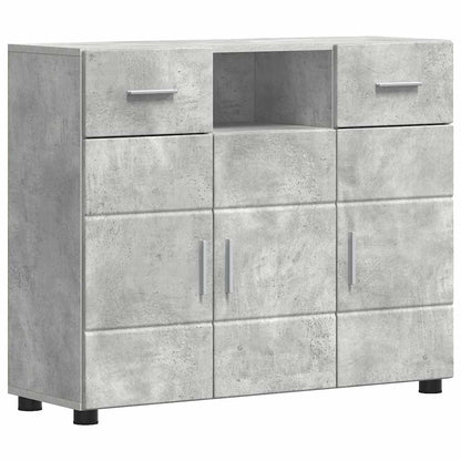 Houten Kast Beton Grijs 88,5 x 30,5 x 73 cm Bewerkt hout