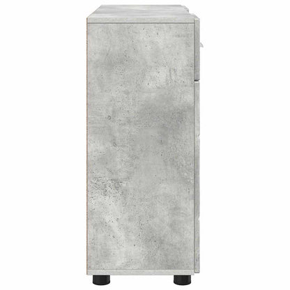 Houten Kast Beton Grijs 88,5 x 30,5 x 73 cm Bewerkt hout