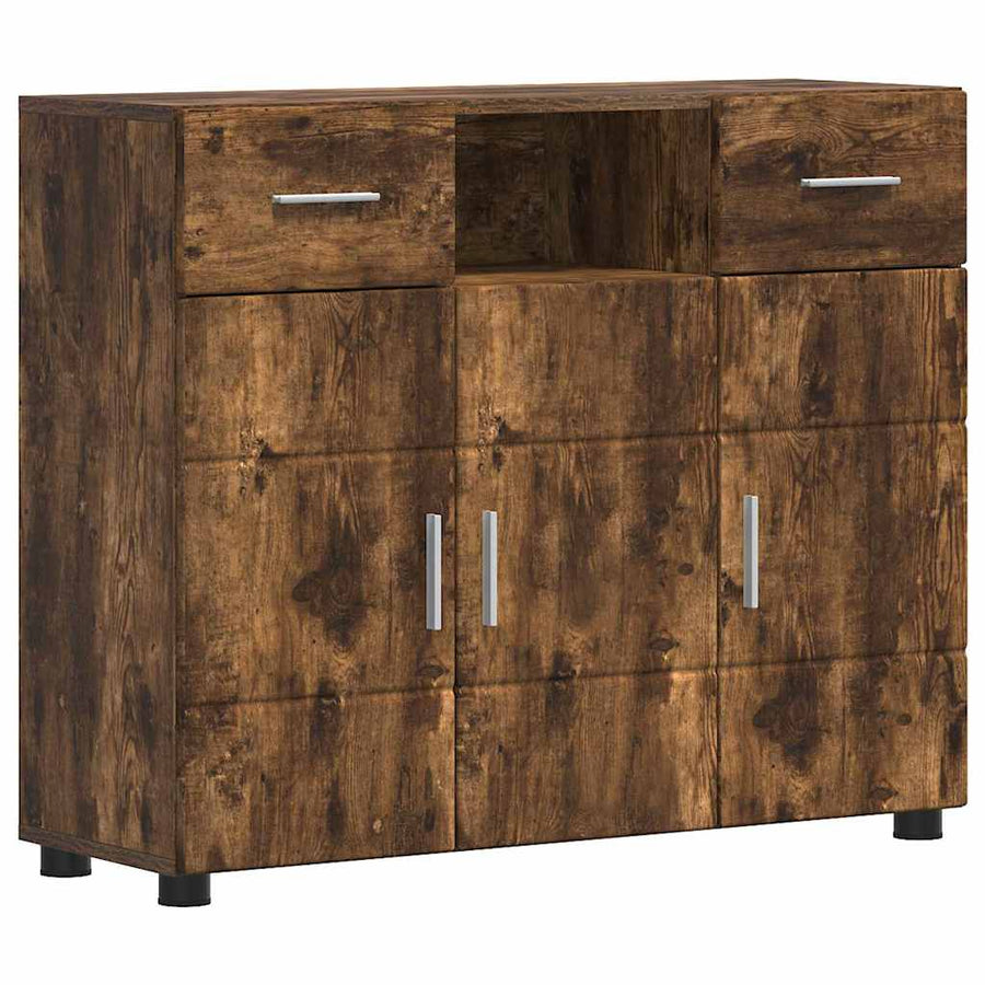 Houten Kast Gerookt eiken 88,5 x 30,5 x 73 cm Bewerkt hout