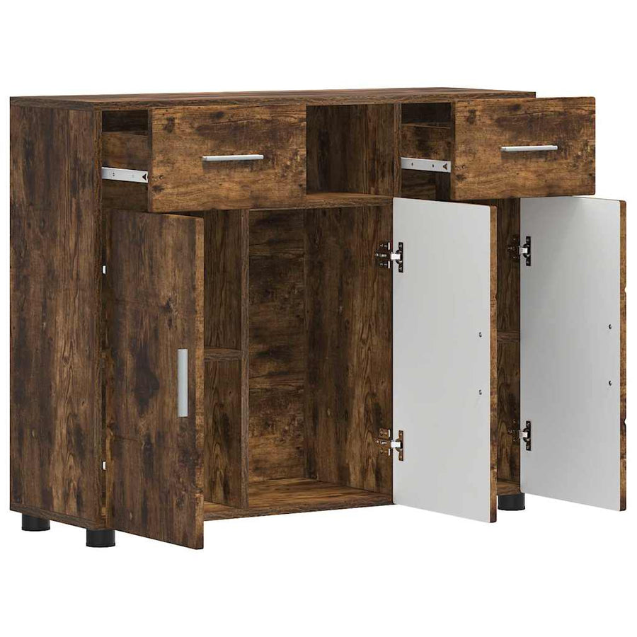 Houten Kast Gerookt eiken 88,5 x 30,5 x 73 cm Bewerkt hout