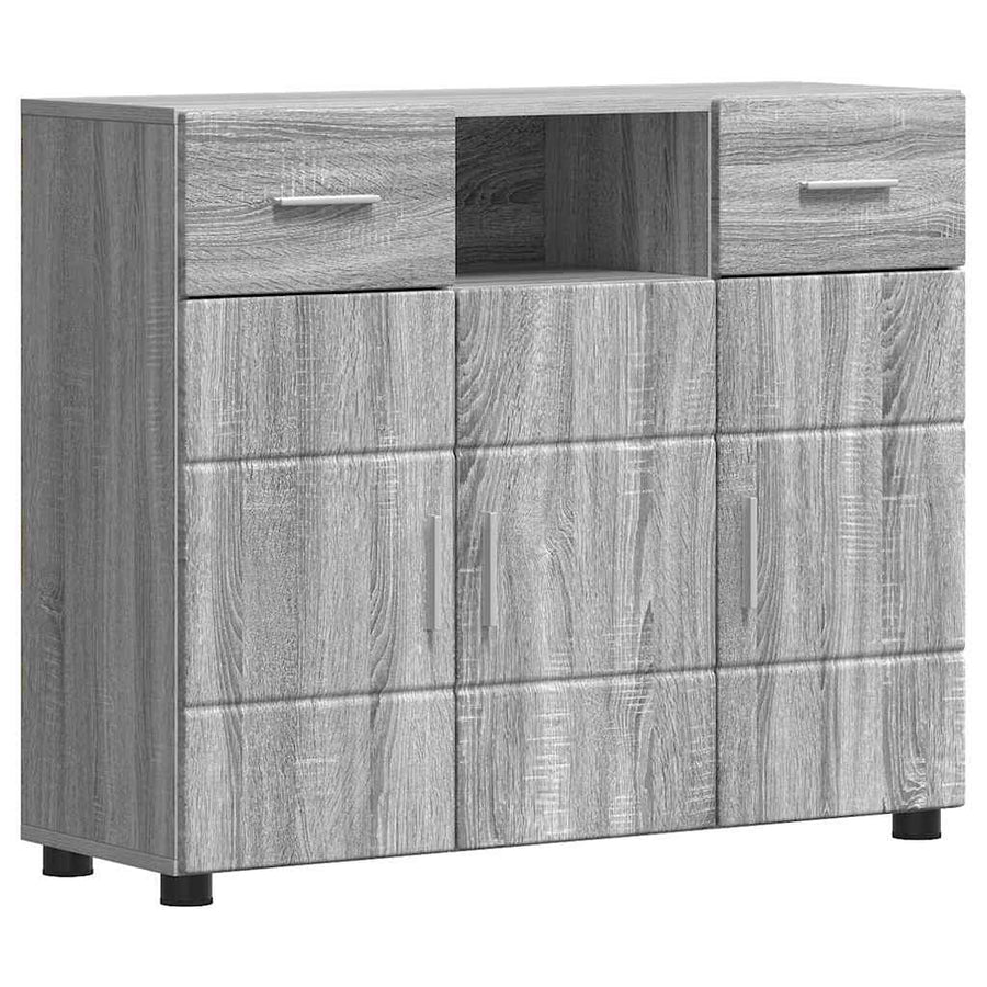 Houten Kast Grijs Sonoma 88,5 x 30,5 x 73 cm Bewerkt hout