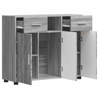 Houten Kast Grijs Sonoma 88,5 x 30,5 x 73 cm Bewerkt hout