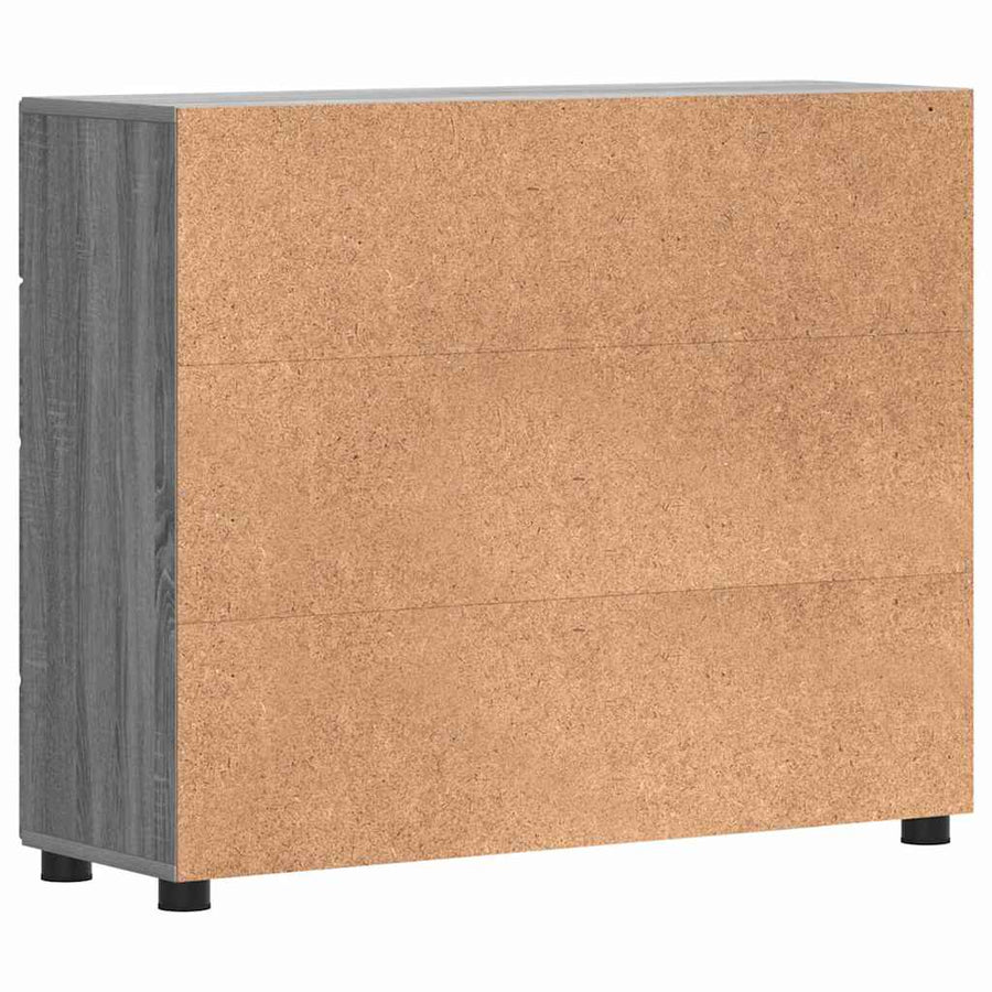 Houten Kast Grijs Sonoma 88,5 x 30,5 x 73 cm Bewerkt hout