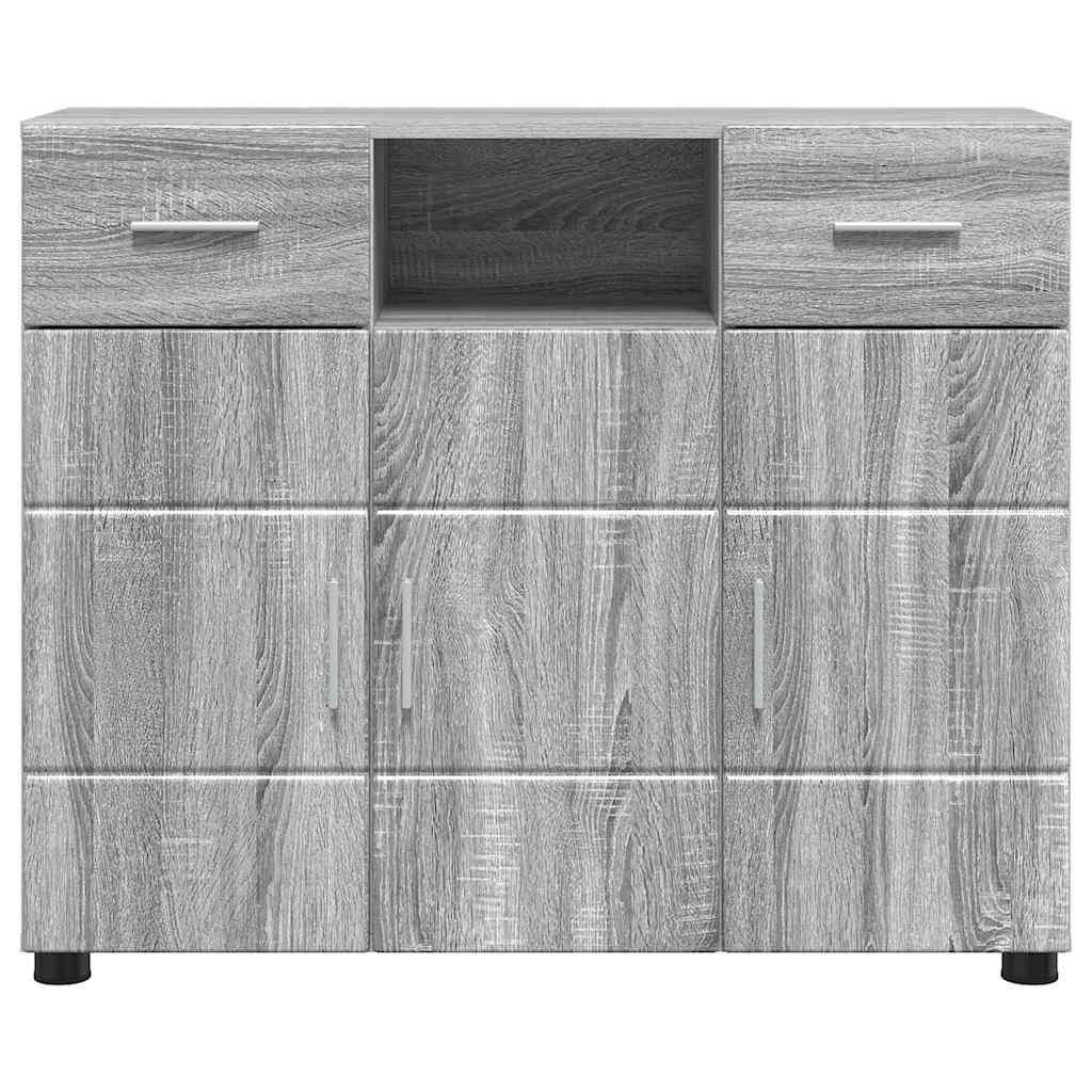 Houten Kast Grijs Sonoma 88,5 x 30,5 x 73 cm Bewerkt hout