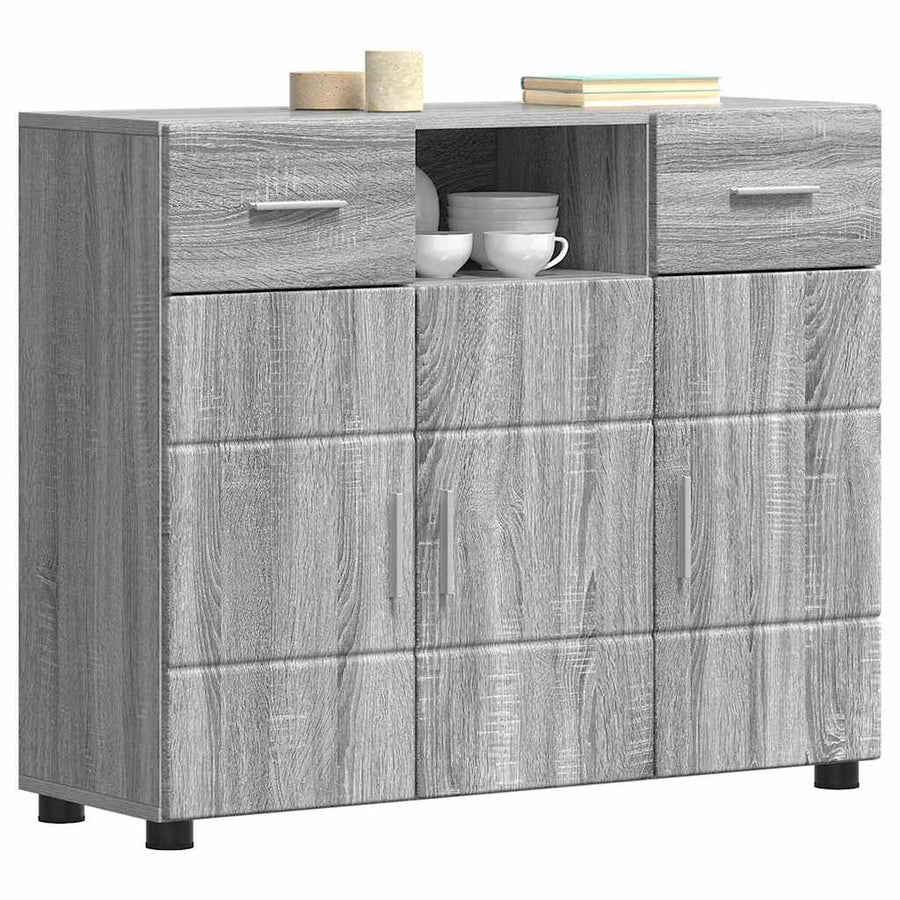 Houten Kast Grijs Sonoma 88,5 x 30,5 x 73 cm Bewerkt hout