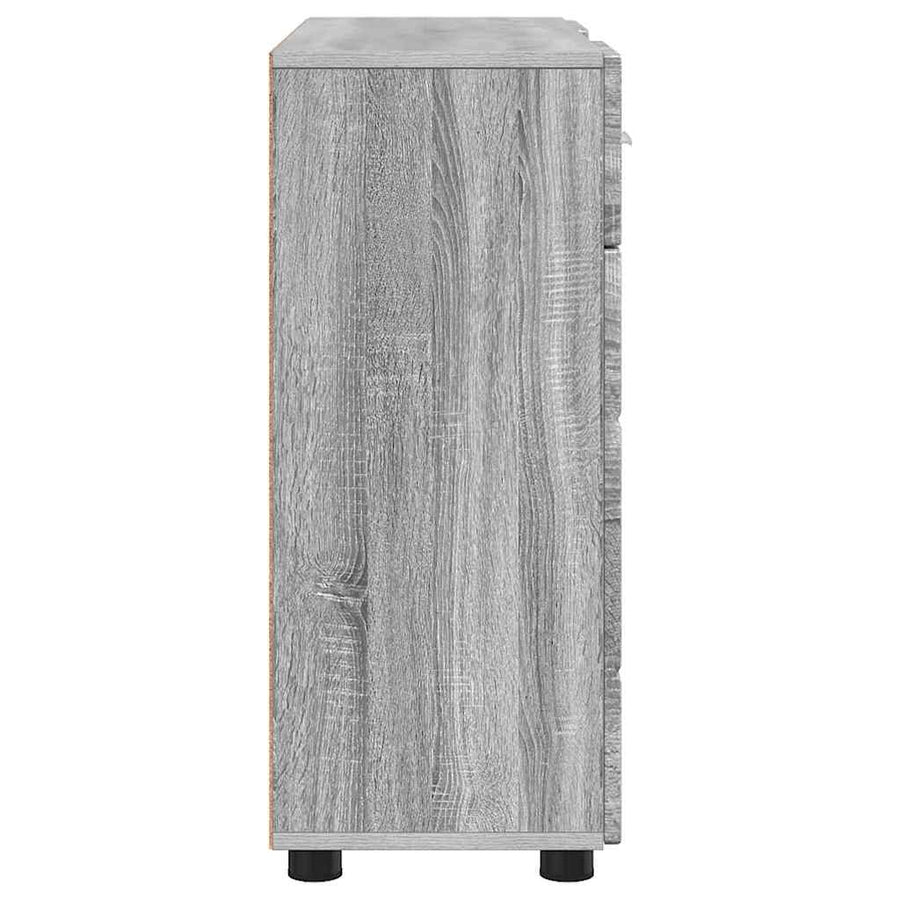 Houten Kast Grijs Sonoma 88,5 x 30,5 x 73 cm Bewerkt hout