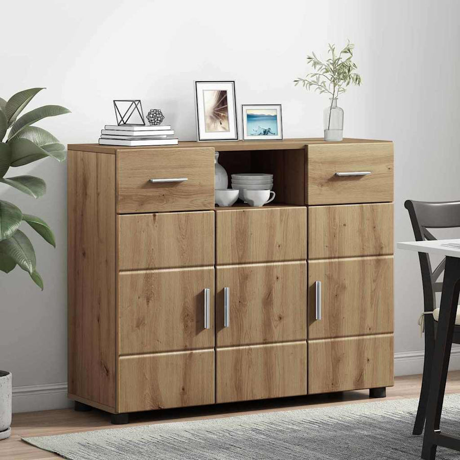 Houten Kast Artisan Eiken 88,5 x 30,5 x 73 cm Bewerkt hout