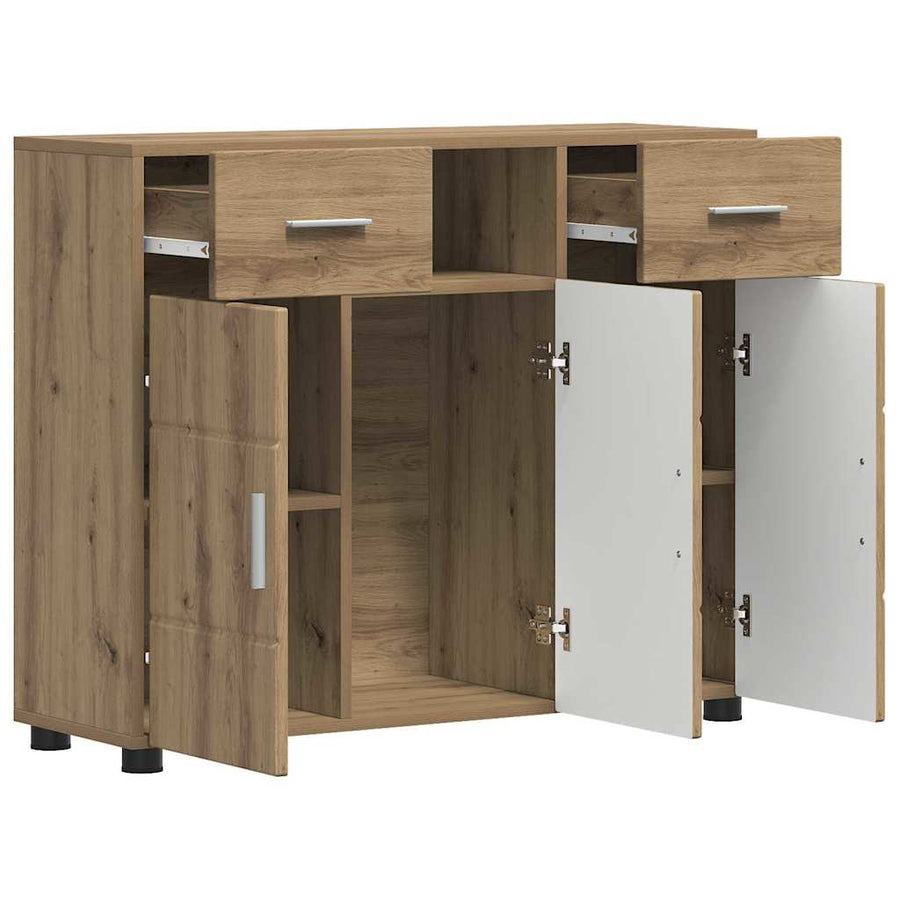 Houten Kast Artisan Eiken 88,5 x 30,5 x 73 cm Bewerkt hout