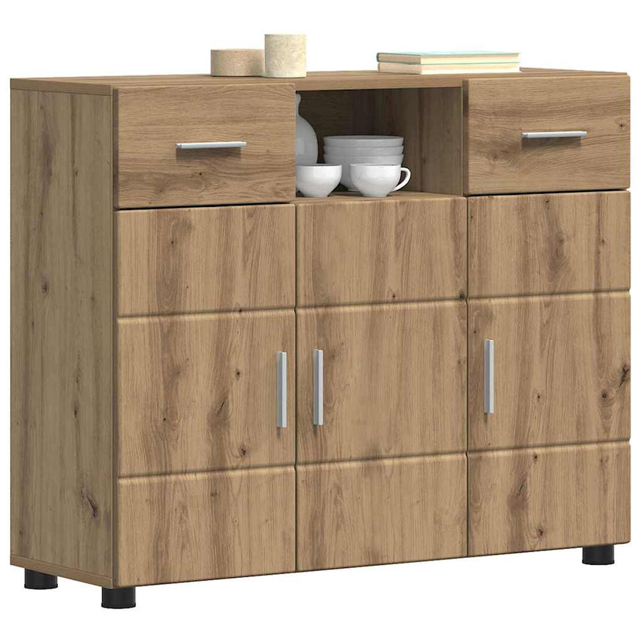 Houten Kast Artisan Eiken 88,5 x 30,5 x 73 cm Bewerkt hout