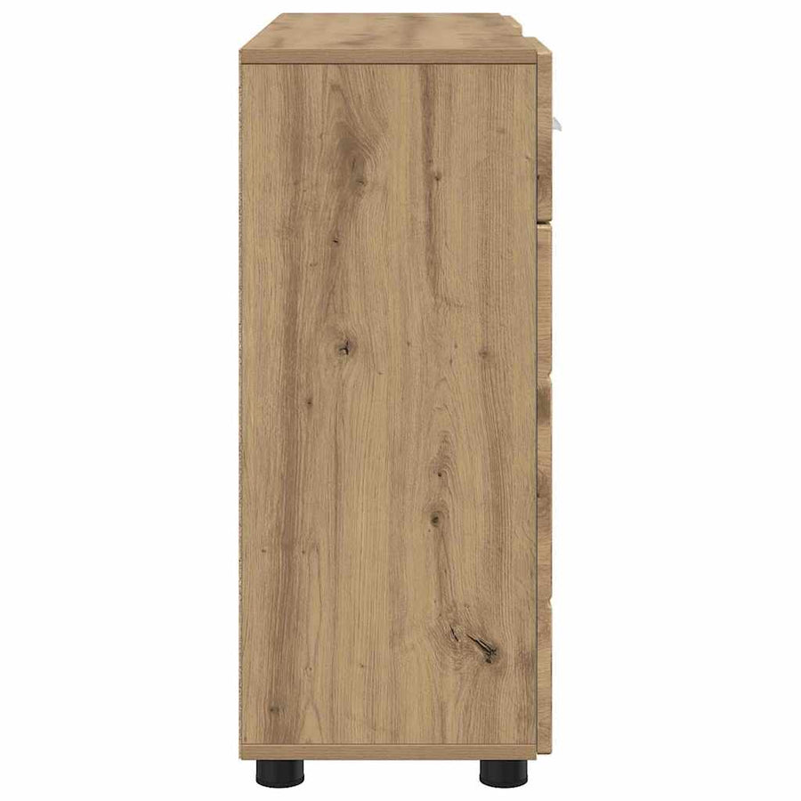 Houten Kast Artisan Eiken 88,5 x 30,5 x 73 cm Bewerkt hout