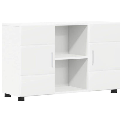Dressoir met plank Wit 88,5 x 30,5 x 55,5 cm Bewerkt hout