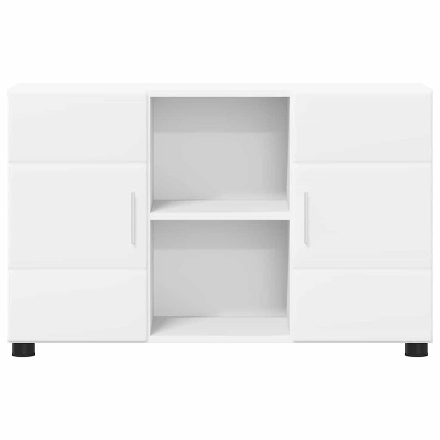 Dressoir met plank Wit 88,5 x 30,5 x 55,5 cm Bewerkt hout
