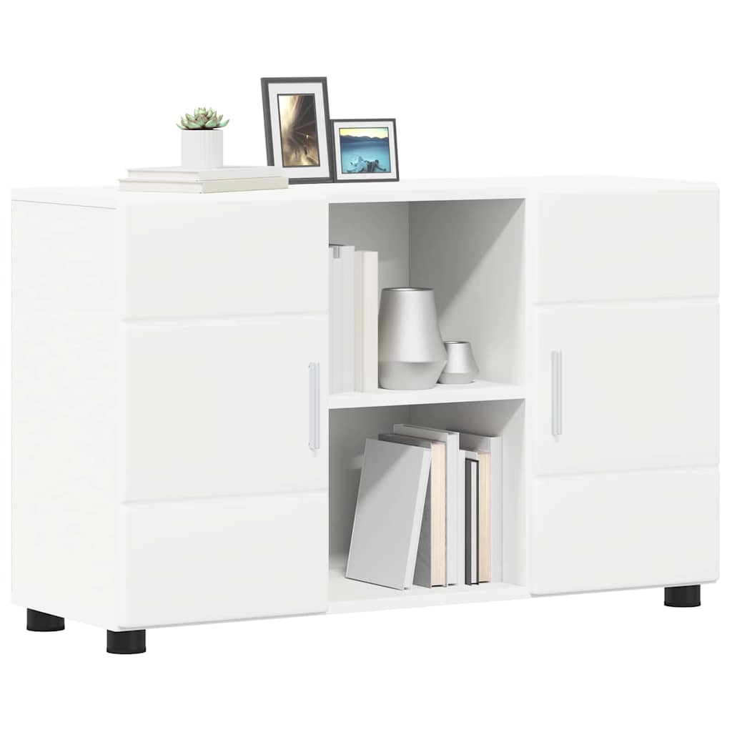 Dressoir met plank Wit 88,5 x 30,5 x 55,5 cm Bewerkt hout