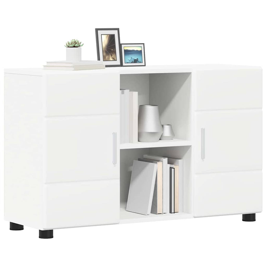 Dressoir met plank Wit 88,5 x 30,5 x 55,5 cm Bewerkt hout