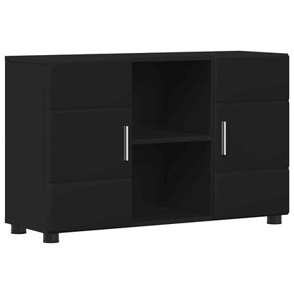 Dressoir met plank Zwart 88,5 x 30,5 x 55,5 cm Bewerkt hout