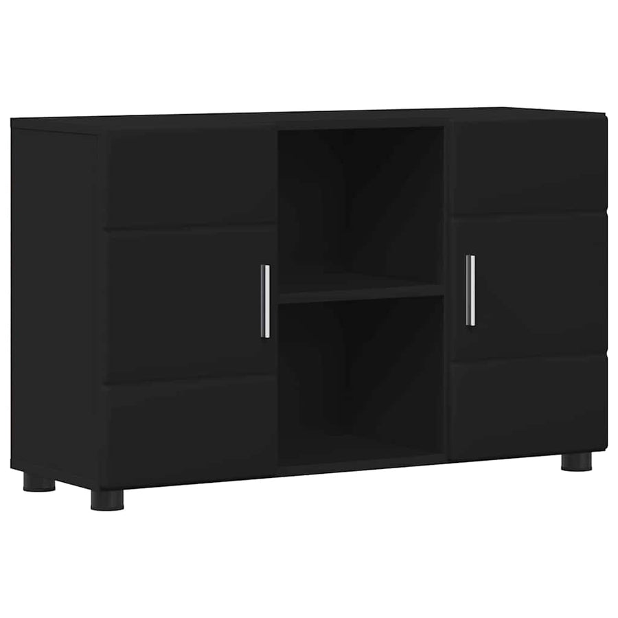 Dressoir met plank Zwart 88,5 x 30,5 x 55,5 cm Bewerkt hout