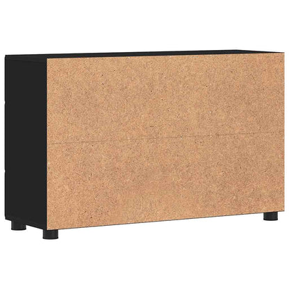 Dressoir met plank Zwart 88,5 x 30,5 x 55,5 cm Bewerkt hout