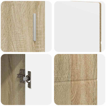 Dressoir Sonoma Eiken 88,5 x 30,5 x 55,5 cm Bewerkt hout