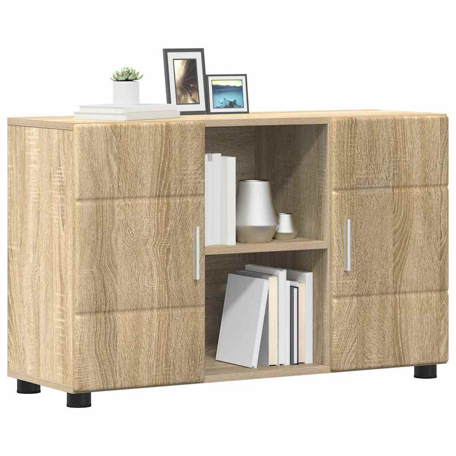 Dressoir Sonoma Eiken 88,5 x 30,5 x 55,5 cm Bewerkt hout