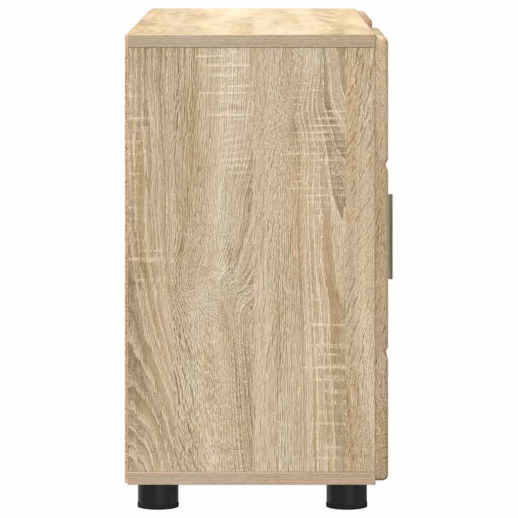 Dressoir Sonoma Eiken 88,5 x 30,5 x 55,5 cm Bewerkt hout
