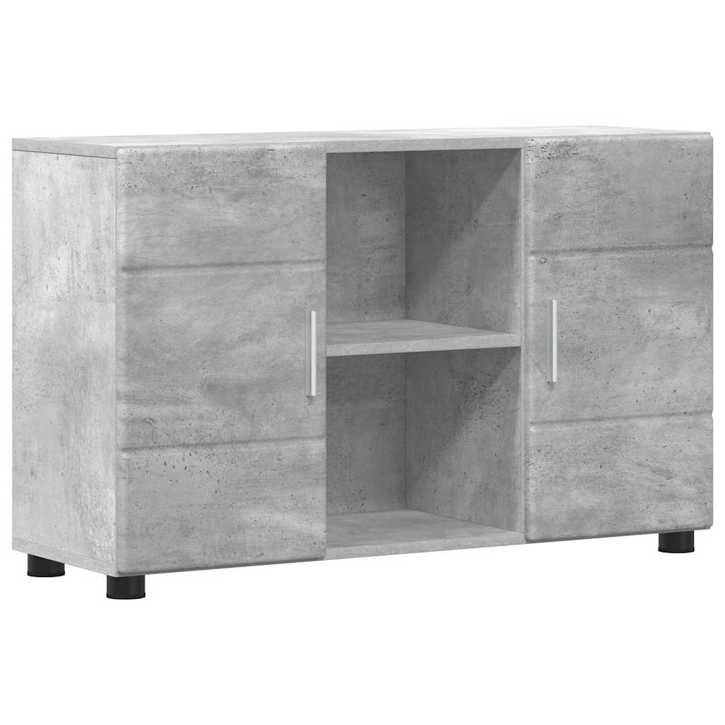 Dressoir Beton Grijs 88,5 x 30,5 x 55,5 cm Bewerkt hout