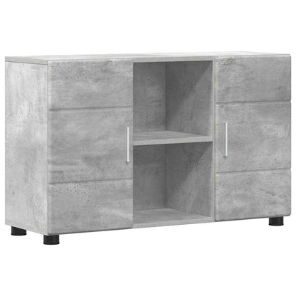 Dressoir Beton Grijs 88,5 x 30,5 x 55,5 cm Bewerkt hout