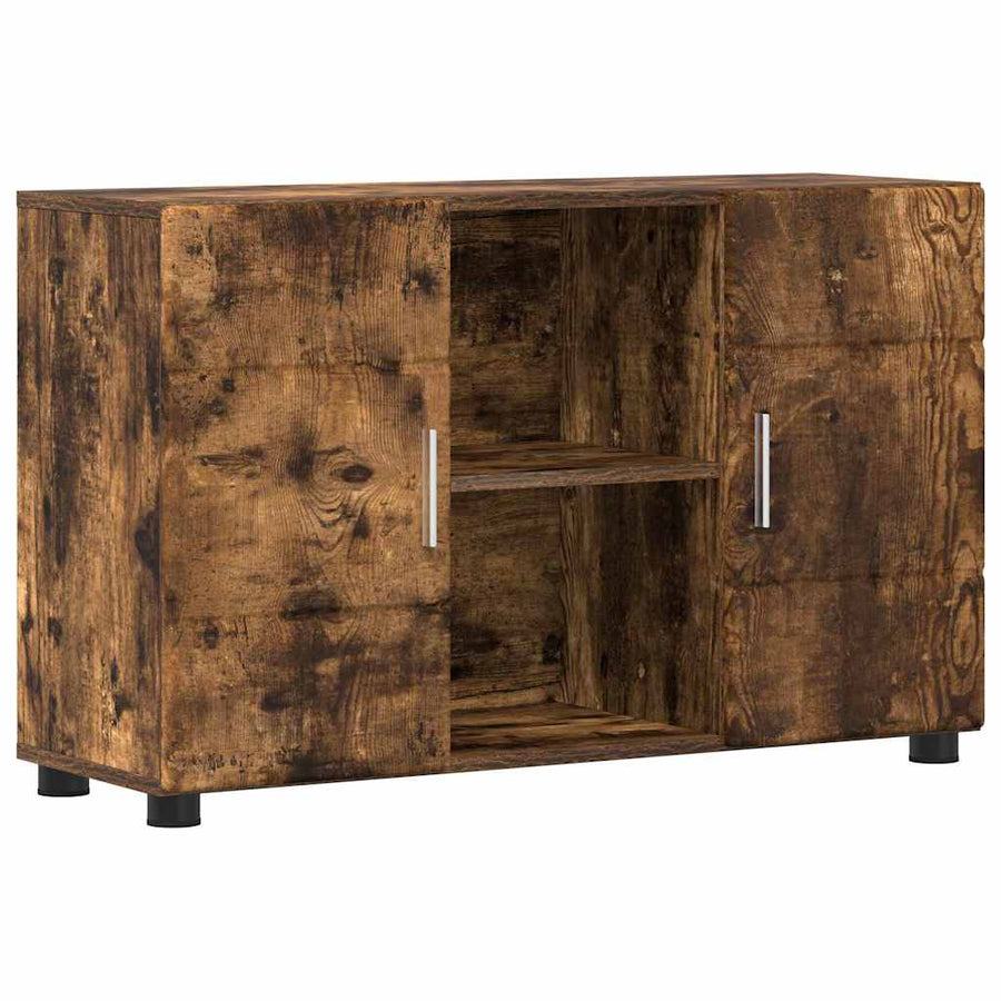 Dressoir Gerookt eiken 88,5 x 30,5 x 55,5 cm Bewerkt hout