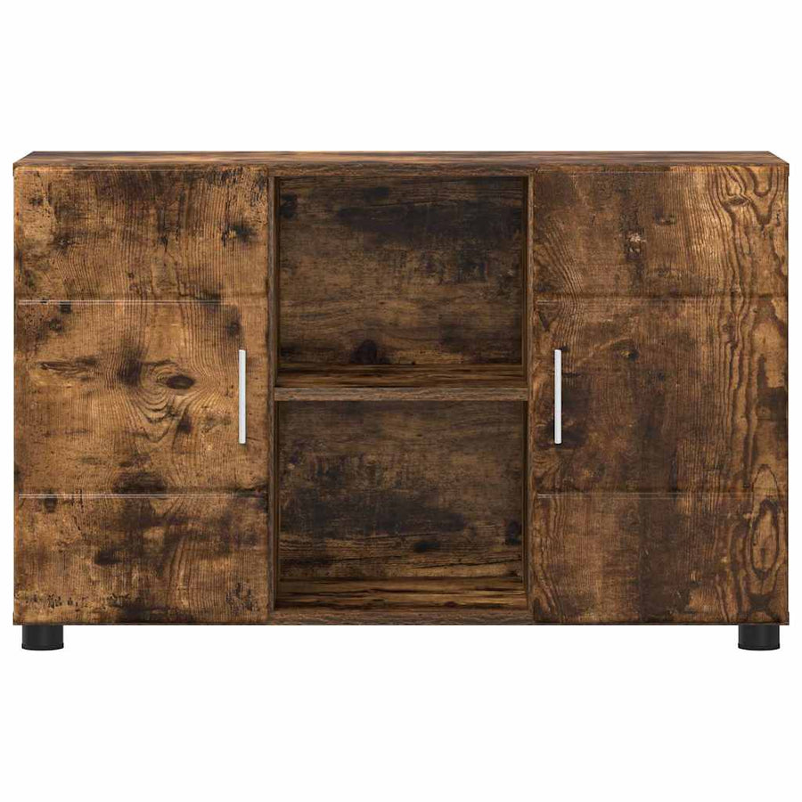 Dressoir Gerookt eiken 88,5 x 30,5 x 55,5 cm Bewerkt hout