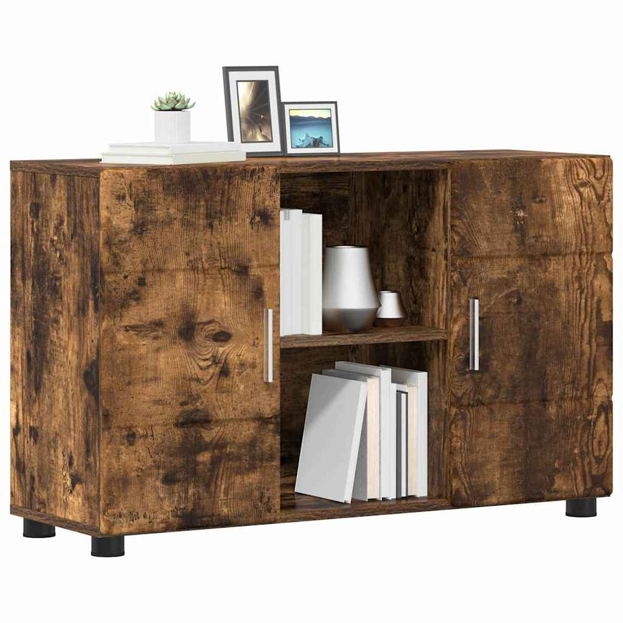 Dressoir Gerookt eiken 88,5 x 30,5 x 55,5 cm Bewerkt hout