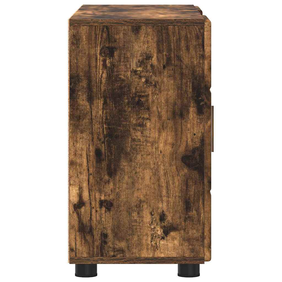 Dressoir Gerookt eiken 88,5 x 30,5 x 55,5 cm Bewerkt hout