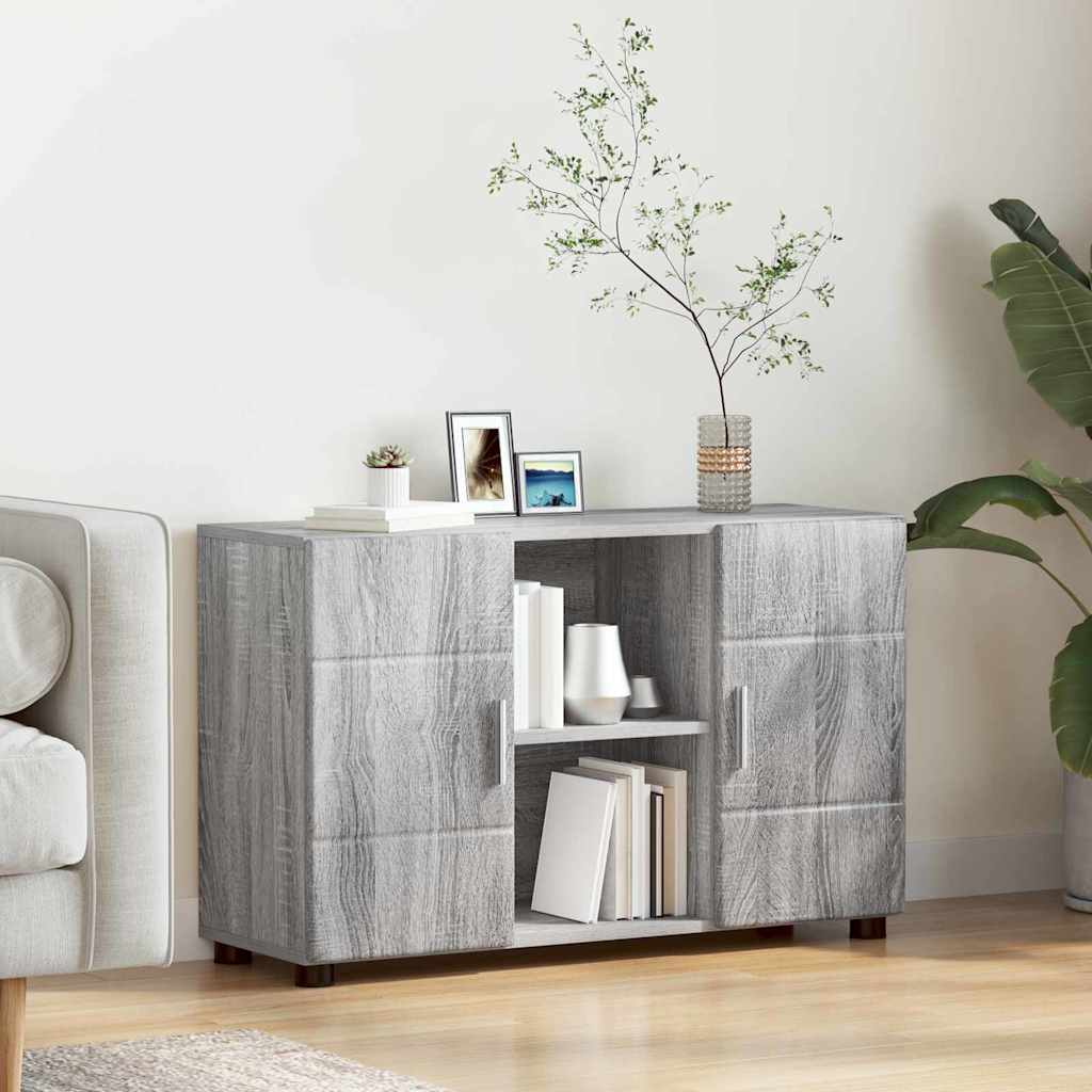 Dressoir Grijs Sonoma 88,5 x 30,5 x 55,5 cm Bewerkt hout