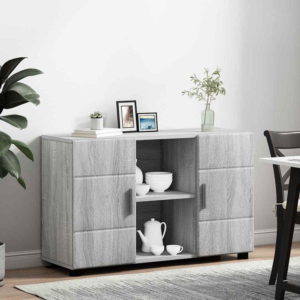 Dressoir Grijs Sonoma 88,5 x 30,5 x 55,5 cm Bewerkt hout
