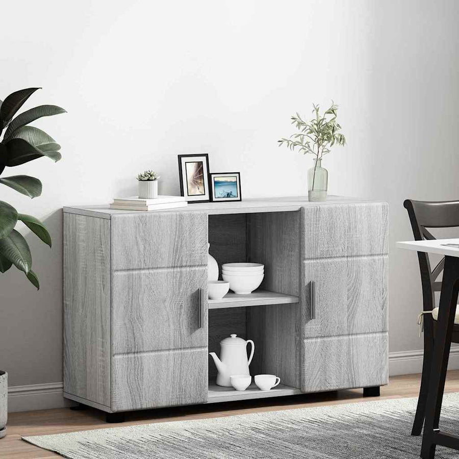 Dressoir Grijs Sonoma 88,5 x 30,5 x 55,5 cm Bewerkt hout