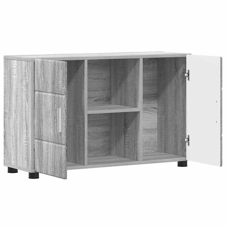 Dressoir Grijs Sonoma 88,5 x 30,5 x 55,5 cm Bewerkt hout
