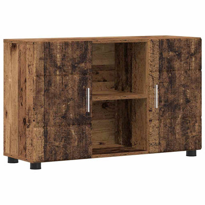 Dressoir met plank Oudhout 88,5 x 30,5 x 55,5 cm Bewerkt hout