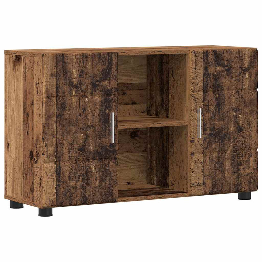 Dressoir met plank Oudhout 88,5 x 30,5 x 55,5 cm Bewerkt hout
