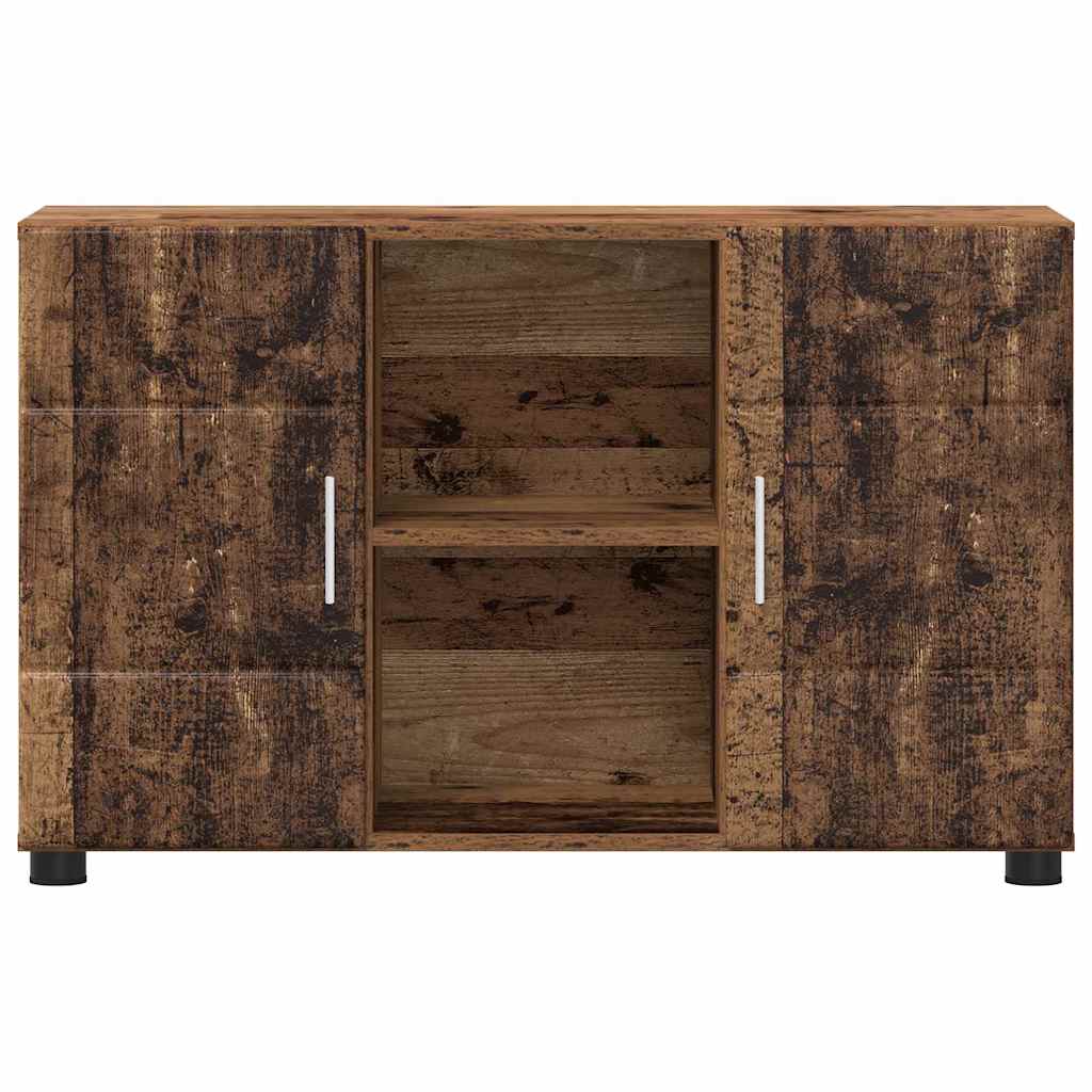 Dressoir met plank Oudhout 88,5 x 30,5 x 55,5 cm Bewerkt hout